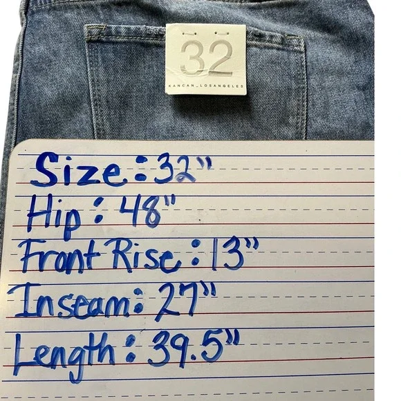 Kancan Women's Jeans Size 32 Medium Stone Wash High Rise Mom Jeans Comfort - Picture 8 of 8